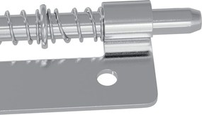 vidaXL Κλείστρο 12 τμχ. Ασημί 46 x 17 x 1,2 mm Ατσάλι