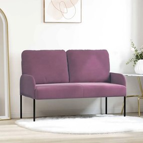 vidaXL Καναπέδες με μαξιλάρι 110cm Μοβ Κόντρα πλακέ