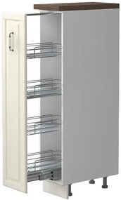 Επιδαπέδιο ντουλάπι ψηλό Toscana K14-30-1KZ-Λευκό - 30.00Χ60.00Χ148.00cm
