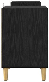 vidaXL Ντουλάπι TV Μαύρη Οξυά 160 x 35 x 55 εκ. Επεξεργασμένο ξύλο