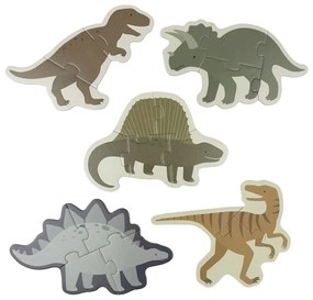Σετ 5 Παζλ Α Little Lovely Company Dinosaurs PGPUDI06