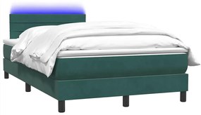 ΚΡΕΒΑΤΙ BOXSPRING ΜΕ ΣΤΡΩΜΑ ΣΚΟΥΡΟ ΠΡΑΣΙΝΟ 120X210ΕΚ. ΒΕΛΟΥΔΙΝΟ 3316974