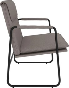 vidaXL Πάγκος Taupe 100 x 64 x 80 εκ. Υφασμάτινος