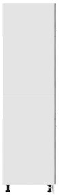 Ντουλάπι Ψυγείου Γκρι Σκυροδέματος 60x57x207 εκ. Μοριοσανίδα - Γκρι