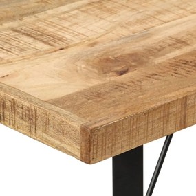 vidaXL Τραπέζι Μπαρ 110x55x107 εκ. από Μασίφ Ξύλο Μάνγκο & Σίδηρο