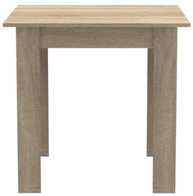 Τραπέζι Manka I μελαμίνη σε sonoma απόχρωση 80x80x77εκ 80x80x77 εκ.