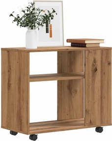 vidaXL Side Table Artisan Oak 70x35x55 cm Κατασκευασμένο ξύλο