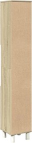 vidaXL Ντουλάπι Μπάνιου Sonoma Δρυς 30,5x30x179 εκ. από Επεξεργ. Ξύλο
