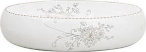 vidaXL Νιπτήρας Οβάλ Λευκός 59 x 40 x 15 εκ. Κεραμικός