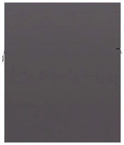 Ντουλάπι Νιπτήρα Γυαλιστερό Γκρι 90x38,5x46 εκ. από Επεξ. Ξύλο - Γκρι