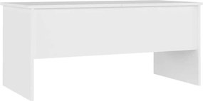 vidaXL Τραπεζάκι Σαλονιού Λευκό 102x50,5x46,5 εκ. Επεξεργασμένο Ξύλο