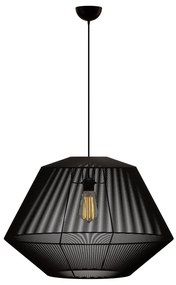 Κρεμαστό Μονόφωτο Φωτιστικό Μάυρο 804 Ε27 Φ60x120cm