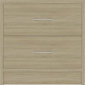 vidaXL Κομοδίνο Χρώμα Sonoma Δρυς 40 x 30 x 40 εκ. από Επεξ. Ξύλο