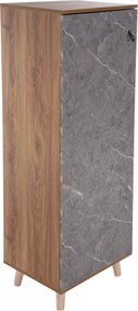 ΠΑΠΟΥΤΣΟΘΗΚΗ-ΝΤΟΥΛΑΠΙ ALVARO HM8954.12 ΜΕΛΑΜΙΝΗ SONAMA-STONE TEXTURE 50Χ38Χ135Yεκ.