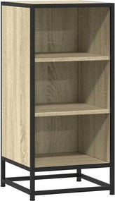 vidaXL Συρταριέρα Sonoma Δρυς 35,5x35x76 εκ. Επεξ. Ξύλο + Μέταλλο