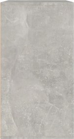 808840 vidaXL Ντουλάπι Καλλυντικών Γκρι Σκυροδ. 80x40x75 εκ Επεξ. Ξύλο