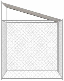 vidaXL Κλουβί σκύλου 200 x 200 x 258 εκ Χάλυβας και PE