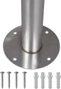 Γραμματοκιβώτιο Διπλό με Βάση από Ανοξείδωτο Ατσάλι