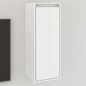 vidaXL Ντουλάπι Τοίχου Λευκό 30 x 30 x 80 εκ. από Μασίφ Ξύλο Πεύκου