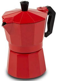 Καφετιέρα Espresso Taurus 10-174-002 14,5x9x15cm 150ml Red-Black Nava Aluminium