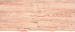 vidaXL Επιφ Τραπεζιού Αν Καφέ 140x60x(2-4)εκ. Επεξ. Μασίφ Ξύλο Δρυός