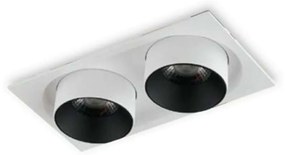 Φωτιστικό Οροφής - Σποτ Outsider INC-OUTSIDER-2X15C Ρυθμιζόμενο 2x15W Led 3000K 10x18,4x9,4cm White  Αλουμίνιο