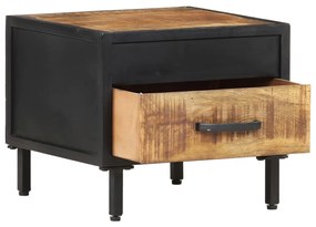 vidaXL Κομοδίνο 40 x 40 x 35 εκ. από Ακατέργαστο Ξύλο Μάνγκο