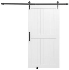 VEVOR Sliding Barn Door with Hardware Kit 1067 x 2134mm MDF Panel PVC Surface