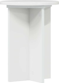 vidaXL Βάση φυτών 2 pcs Γυαλιστερό Λευκό Ø29,5 x 40 εκ.