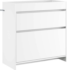vidaXL Ντουλάπι Κάτω από τον Νιπτήρα Λευκό 78,5 x 37,5 x 81 εκ