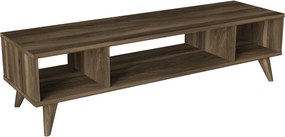 Έπιπλο τηλεόρασης Samos σκούρο καφέ 120x35x40εκ