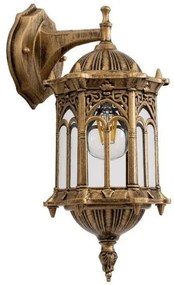 Απλίκα Φωτιστικό Τοίχου Φανάρι DARCY Vintage Globostar-658-Μπρονζέ 00658