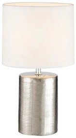 Επιτραπέζιο Φωτιστικό Prata Ασημί 50662 Fischer Honsel-50662-Ασημί 50662