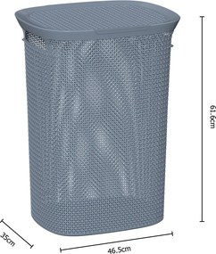 Καλάθι Απλύτων 57Lit (46.5x35x61.6) F-V Scandi Grey 164587