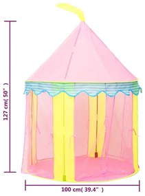 Παιδική Σκηνή Ροζ 100x100x127 εκ. με 250 Μπάλες - Ροζ