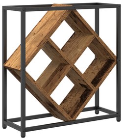 vidaXL Ράφι κρασιών από παλιό ξύλο 51x18x52,5 εκ. Κατασκευασμένο από υλικό ξύλου
