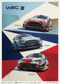 Εκτύπωση τέχνης WRC 10 - The official game cover, Automobilist