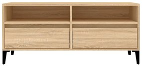vidaXL Έπιπλο Τηλεόρασης Sonoma Δρυς 100 x 34,5 x 44,5 εκ. Επεξ. Ξύλο
