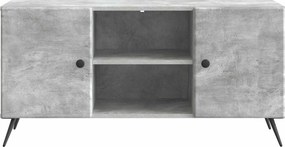vidaXL Ντουλάπι TV 102 x 34,5 x 50 cm Γκρι Σκυροδέματος