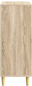 vidaXL Πλαϊνό γραφείο Sonoma Δρυς 66 x 34,5 x 90 εκ Επεξεργασμένο Ξύλο
