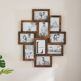 Κορνίζα Τοίχου 10 Θέσεων (49.3x2x60) Songmics RPF020X01