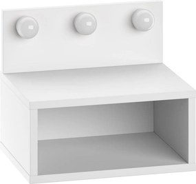 Κομοδίνο Λευκό PRUUS 40x30x33.8