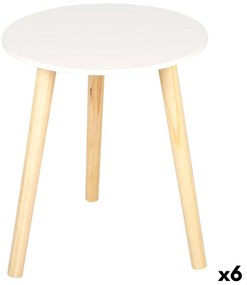 Βοηθητικό Τραπέζι Max Home Λευκό 35 x 40 x 35 cm (x6)