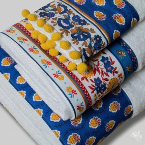 Πετσέτες Μπάνιου (Σετ 3τμχ) White Fabric Loretta White 600gsm