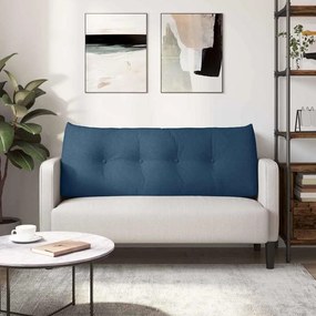 vidaXL Μαξιλάρι Πλάτης Μπλε 120 x 24 x 50 εκ ύφασμα