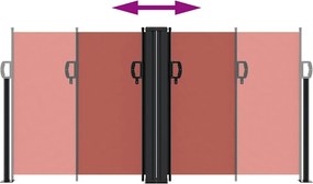 vidaXL Σκίαστρο Πλαϊνό Συρόμενο Τερακότα 120 x 1200 εκ.
