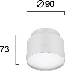 Φωτιστικό Πλαφονιέρα LED Viokef Gabi White 4279400