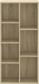 vidaXL Βιβλιοθήκη Sonoma Δρυς 50x25x105 εκ. από Επεξεργασμένο Ξύλο