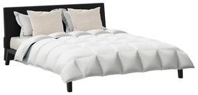 vidaXL Πάπλωμα Άλλο με μαξιλάρι 3 pcs Λευκό 240 x 260 εκ. Πούπουλο