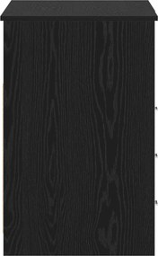 vidaXL Γραφείο 2 pcs Μαύρη Οξυά 140 x 50 x 76 εκ. Επεξεργασμένο ξύλο